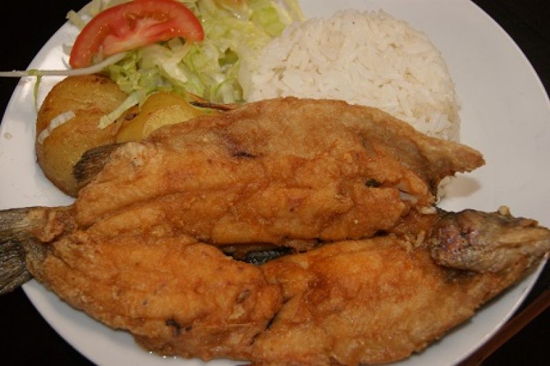 Trucha frita